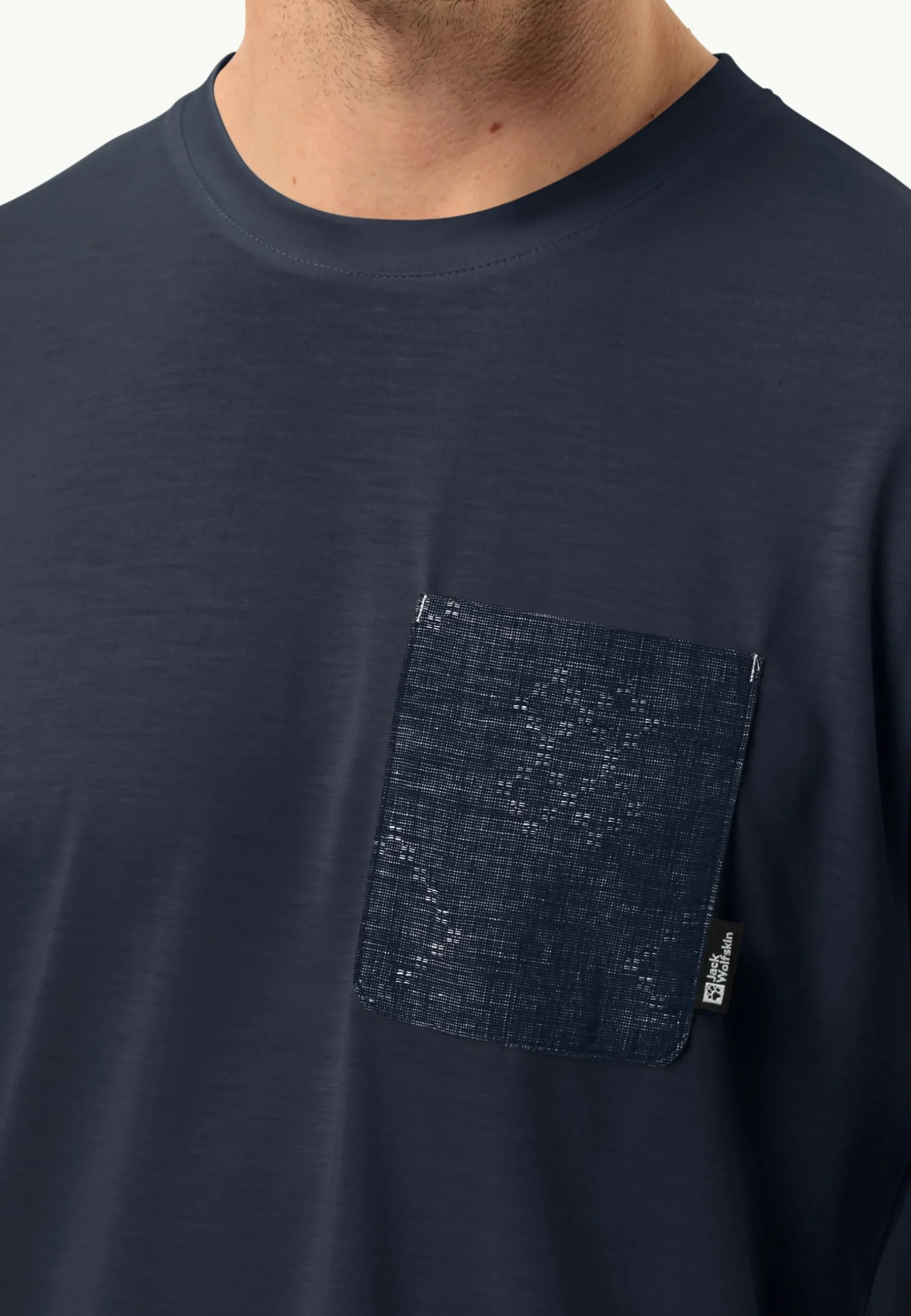 Jack Wolfskin Pocket Karana T M|Heren Lifestyle|Functionele Shirts
