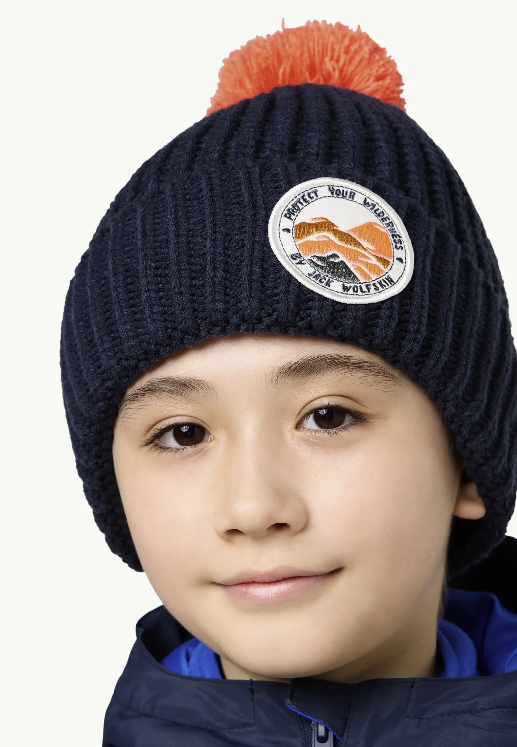 Jack Wolfskin Pompom Badge Beanie K|Kinderen Mutsen