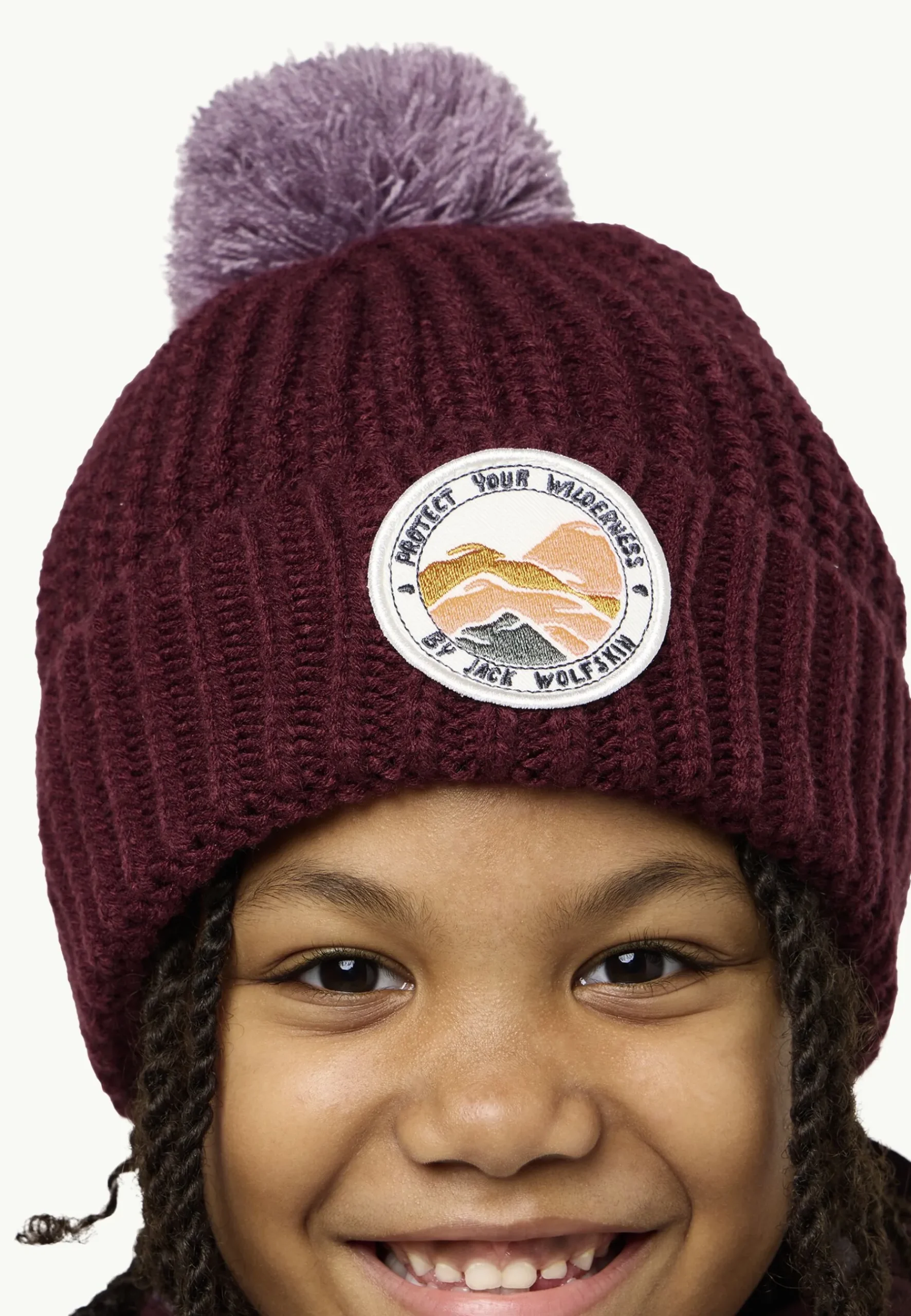 Jack Wolfskin Pompom Badge Beanie K|Kinderen Mutsen