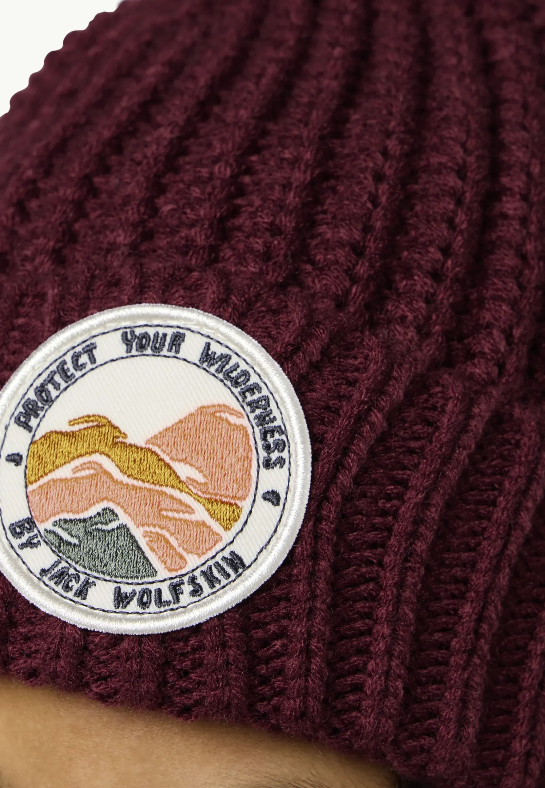 Jack Wolfskin Pompom Badge Beanie K|Kinderen Mutsen