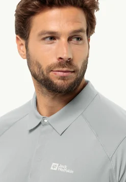 Jack Wolfskin Prelight Chill Polo M|Heren Functionele Shirts|Poloshirts