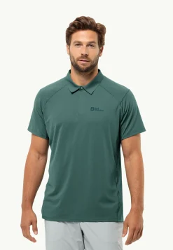 Jack Wolfskin Prelight Chill Polo M|Heren Functionele Shirts|Poloshirts