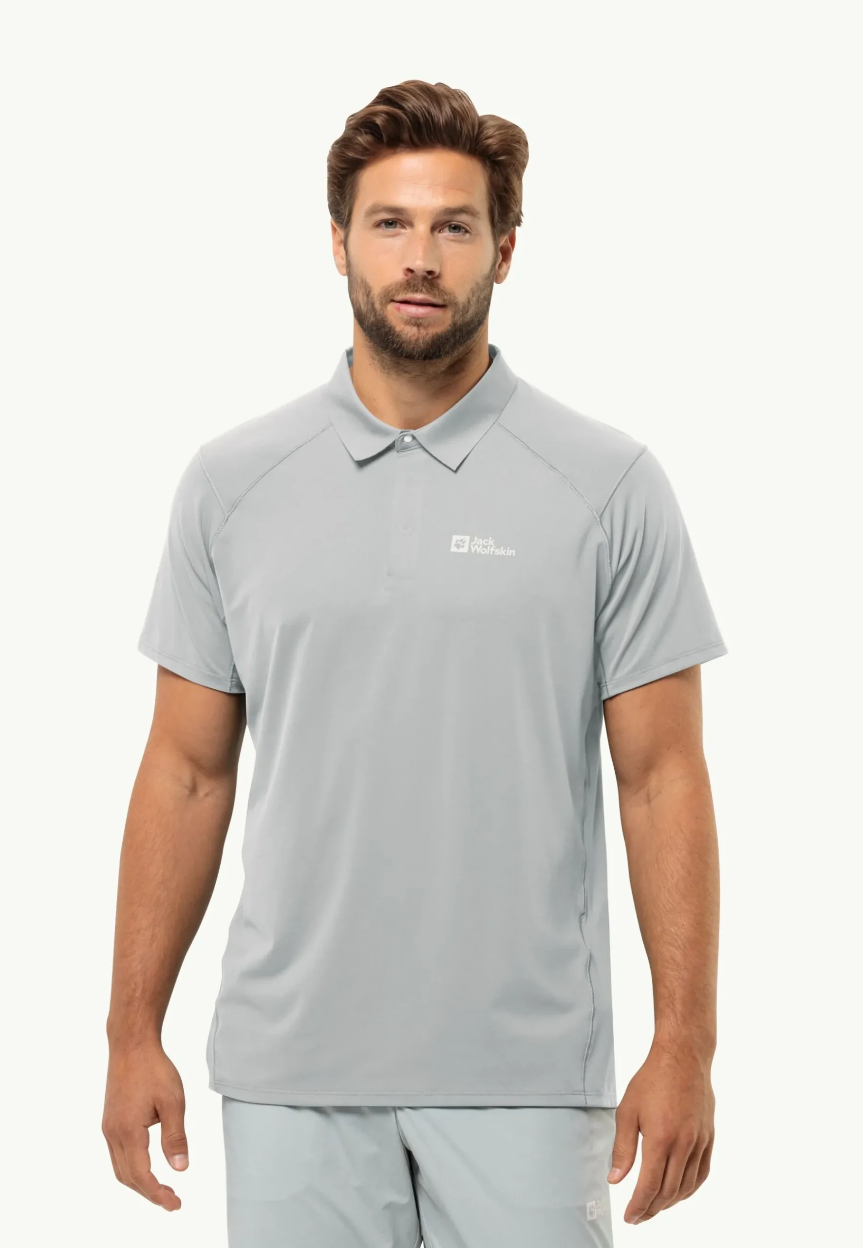 Jack Wolfskin Prelight Chill Polo M|Heren Functionele Shirts|Poloshirts