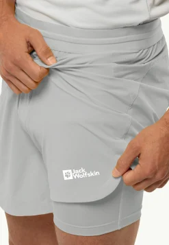Jack Wolfskin Prelight 2in1 Shorts M|Heren Wandelen|Shorts