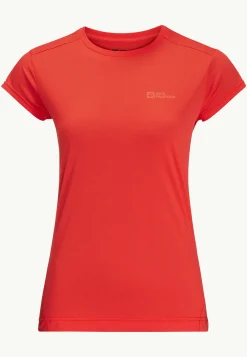 Jack Wolfskin Prelight S/s W|DAMES Wandelen|Functionele Shirts