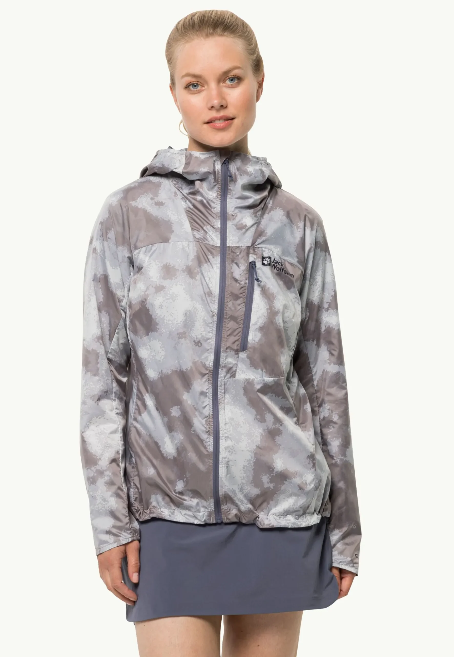 Jack Wolfskin Prelight Windbreaker W|DAMES Wandelen|Voor- En Najaarsjacks/-Jassen