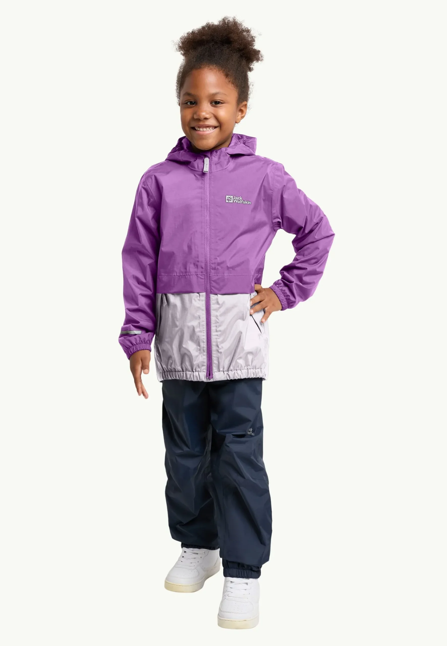 Jack Wolfskin Rainy Days 2l Jkt K|Kinderen Voor- En Najaarsjacks/-Jassen|Isolerende Jacks