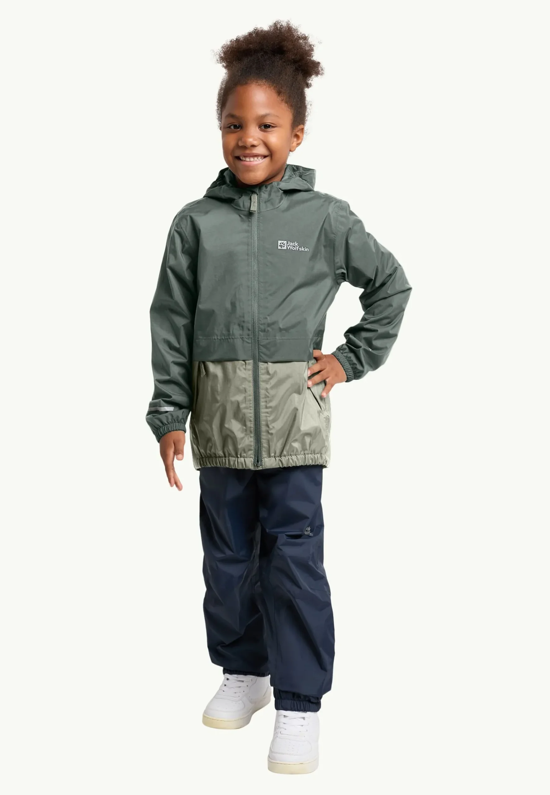 Jack Wolfskin Rainy Days 2l Jkt K|Kinderen Voor- En Najaarsjacks/-Jassen|Isolerende Jacks