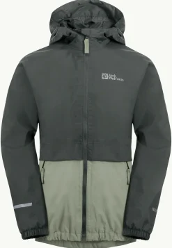 Jack Wolfskin Rainy Days 2l Jkt K|Kinderen Voor- En Najaarsjacks/-Jassen|Isolerende Jacks