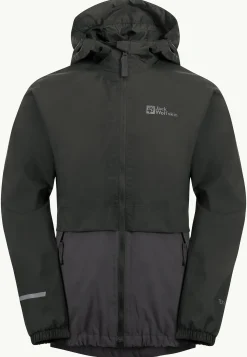 Jack Wolfskin Rainy Days 2l Jkt K|Kinderen Voor- En Najaarsjacks/-Jassen|Isolerende Jacks