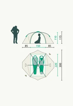 Jack Wolfskin Real Dome Lite II| Tenten