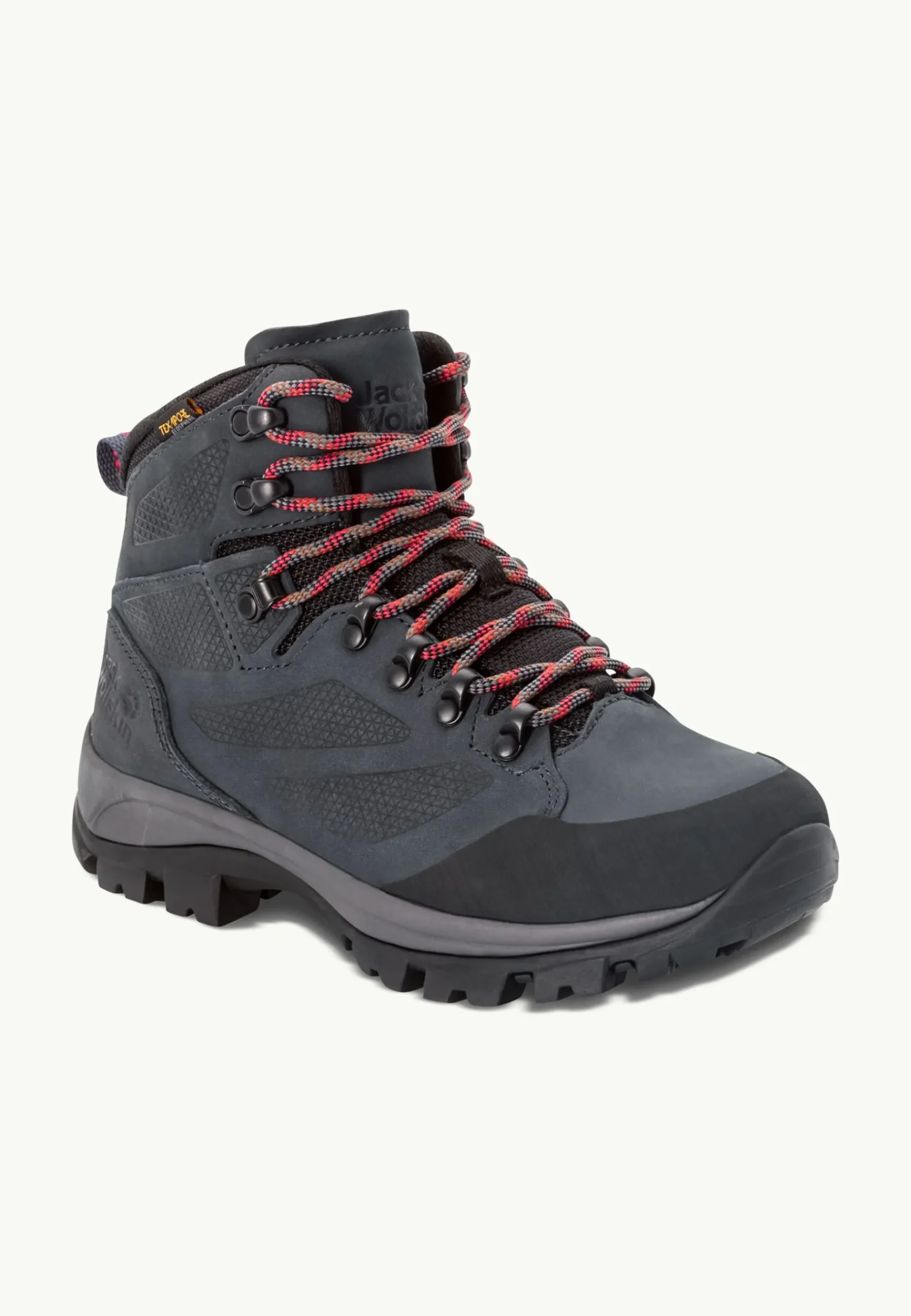 Jack Wolfskin Rebellion Texapore Mid W|DAMES Wandelschoenen|Waterdichte Schoenen