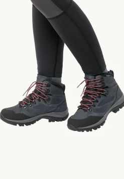 Jack Wolfskin Rebellion Texapore Mid W|DAMES Wandelschoenen|Waterdichte Schoenen