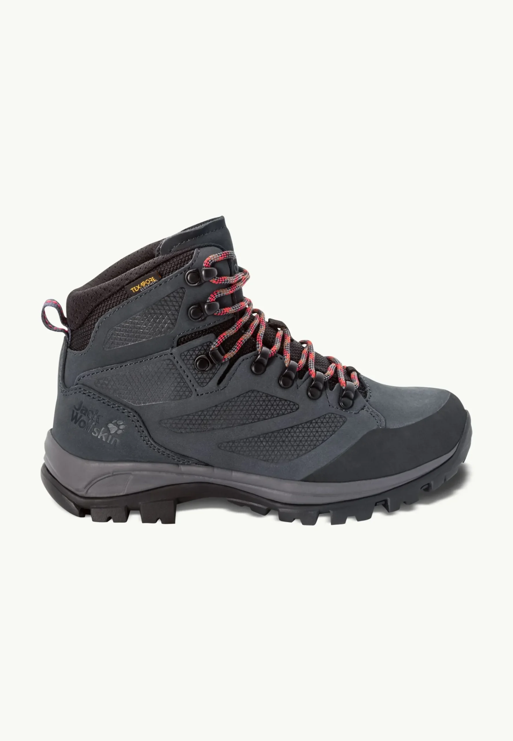 Jack Wolfskin Rebellion Texapore Mid W|DAMES Wandelschoenen|Waterdichte Schoenen