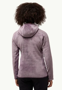 Jack Wolfskin Rotwand Hooded Fz W|DAMES Voor- En Najaarsjacks/-Jassen|Fleece
