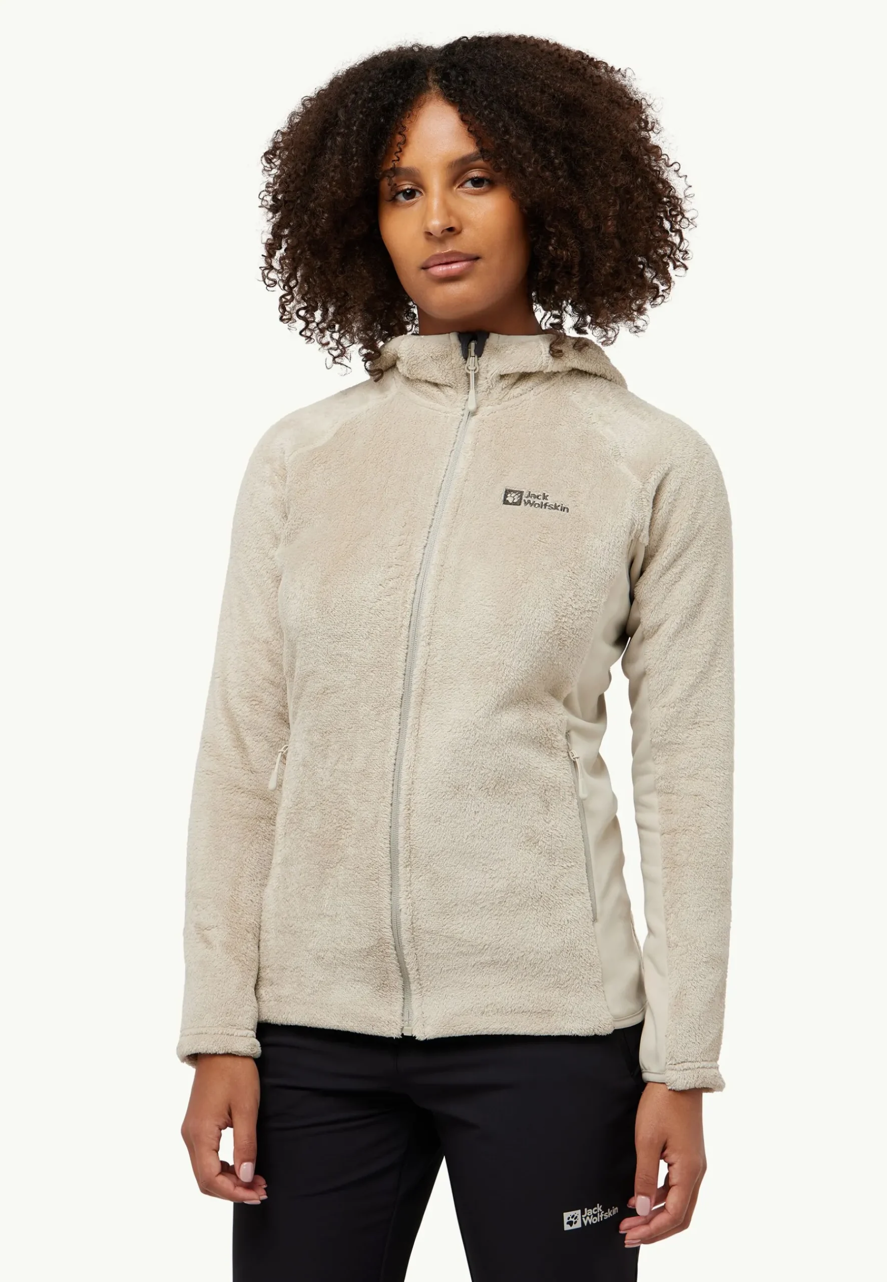 Jack Wolfskin Rotwand Hooded Fz W|DAMES Voor- En Najaarsjacks/-Jassen|Fleece