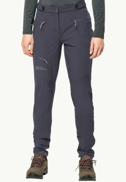Jack Wolfskin Salmaser Pants W|DAMES Wandelen|Trekking