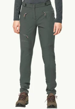 Jack Wolfskin Salmaser Pants W|DAMES Wandelen|Trekking