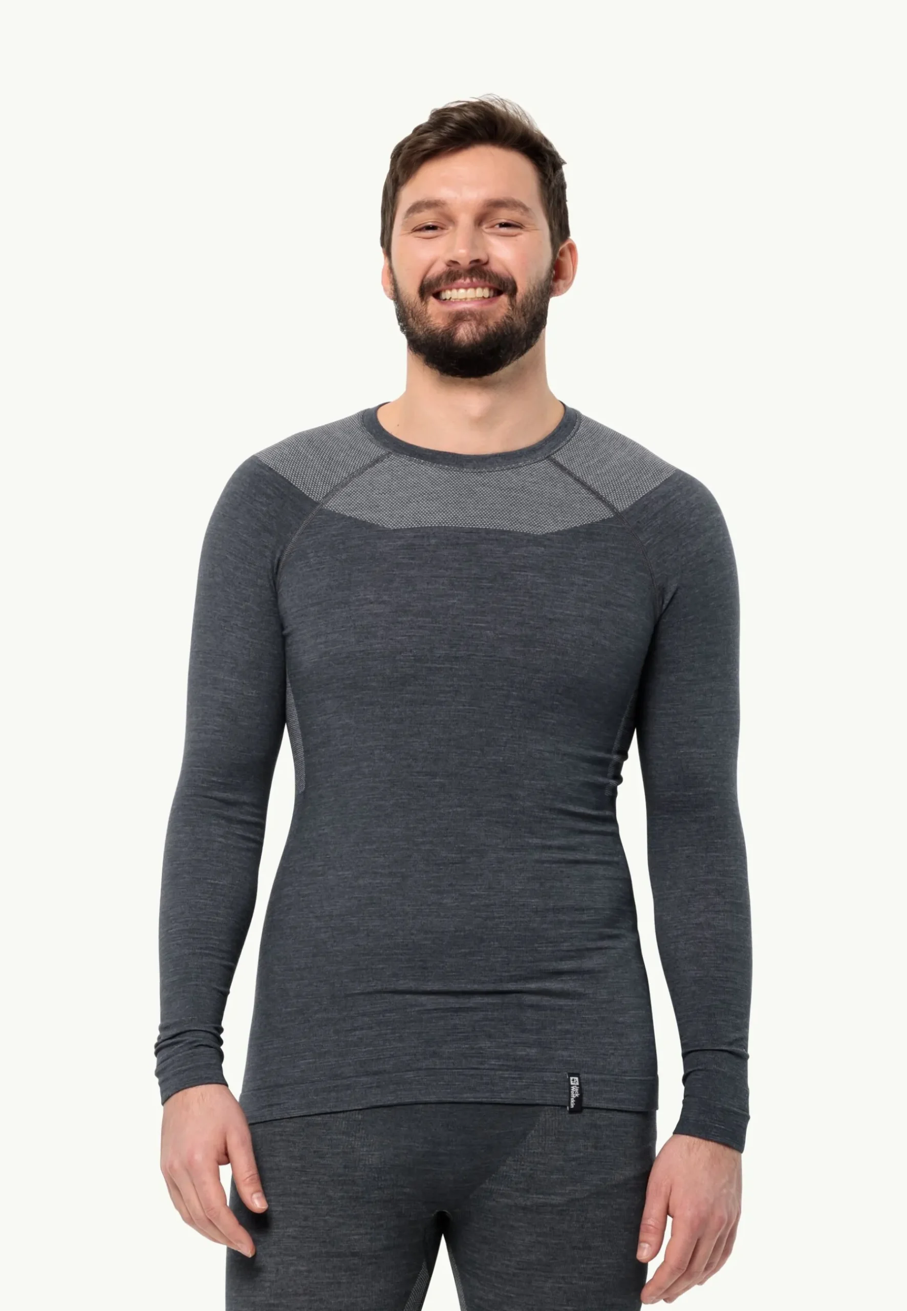 Jack Wolfskin Seamless Wool L/s M|Heren Wandelen|Discovery
