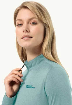 Jack Wolfskin Sky Thermal Hz W|DAMES Functionele Shirts|T-Shirts & Longsleeves