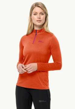 Jack Wolfskin Sky Thermal Hz W|DAMES Functionele Shirts|T-Shirts & Longsleeves