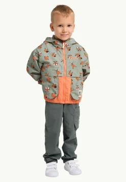 Jack Wolfskin Smileyworld Aop Jkt K|Kinderen Voor- En Najaarsjacks/-Jassen|Fleece
