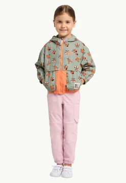 Jack Wolfskin Smileyworld Aop Jkt K|Kinderen Voor- En Najaarsjacks/-Jassen|Fleece
