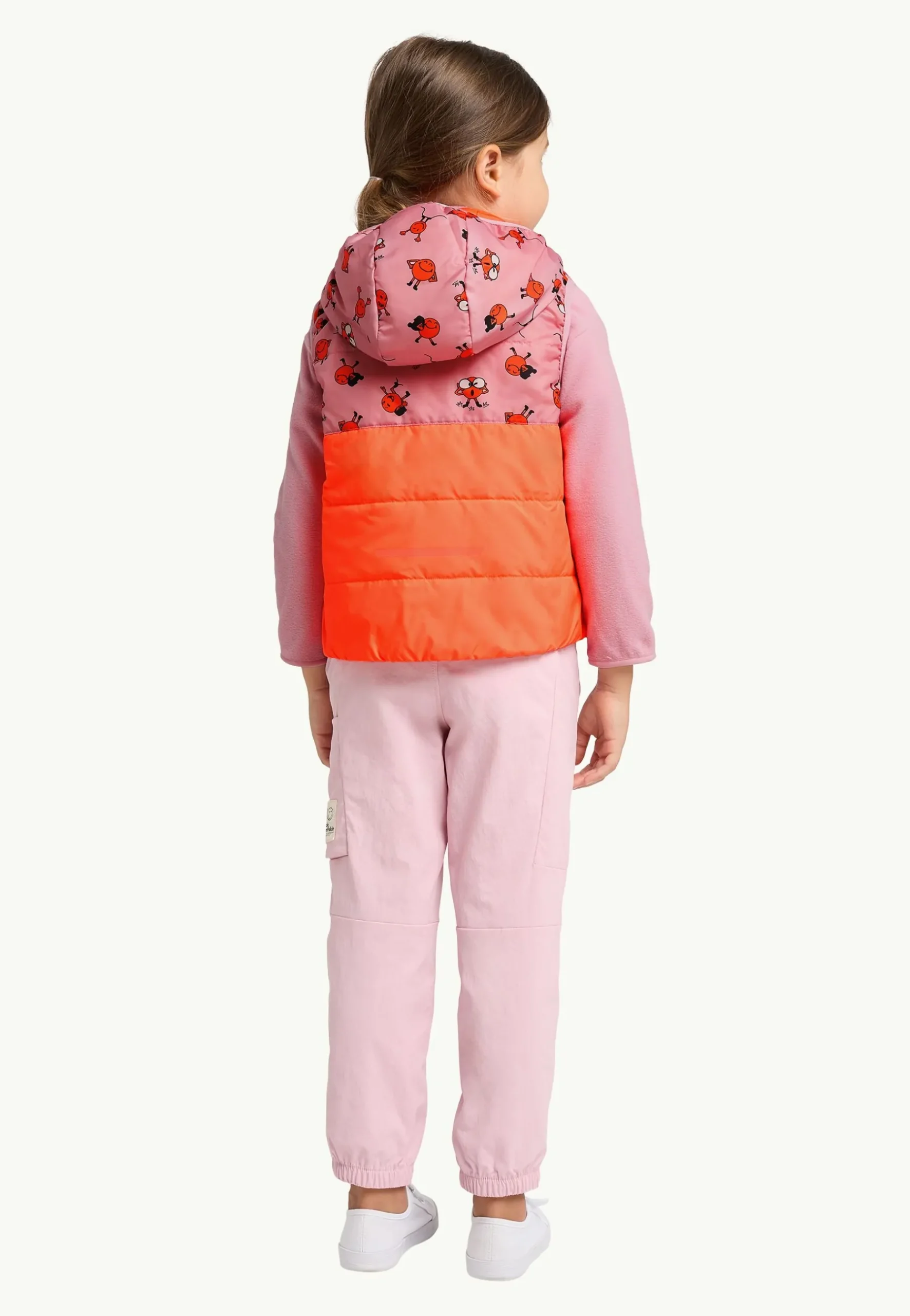 Jack Wolfskin Smileyworld Aop Vest K|Kinderen Voor- En Najaarsjacks/-Jassen|Fleece