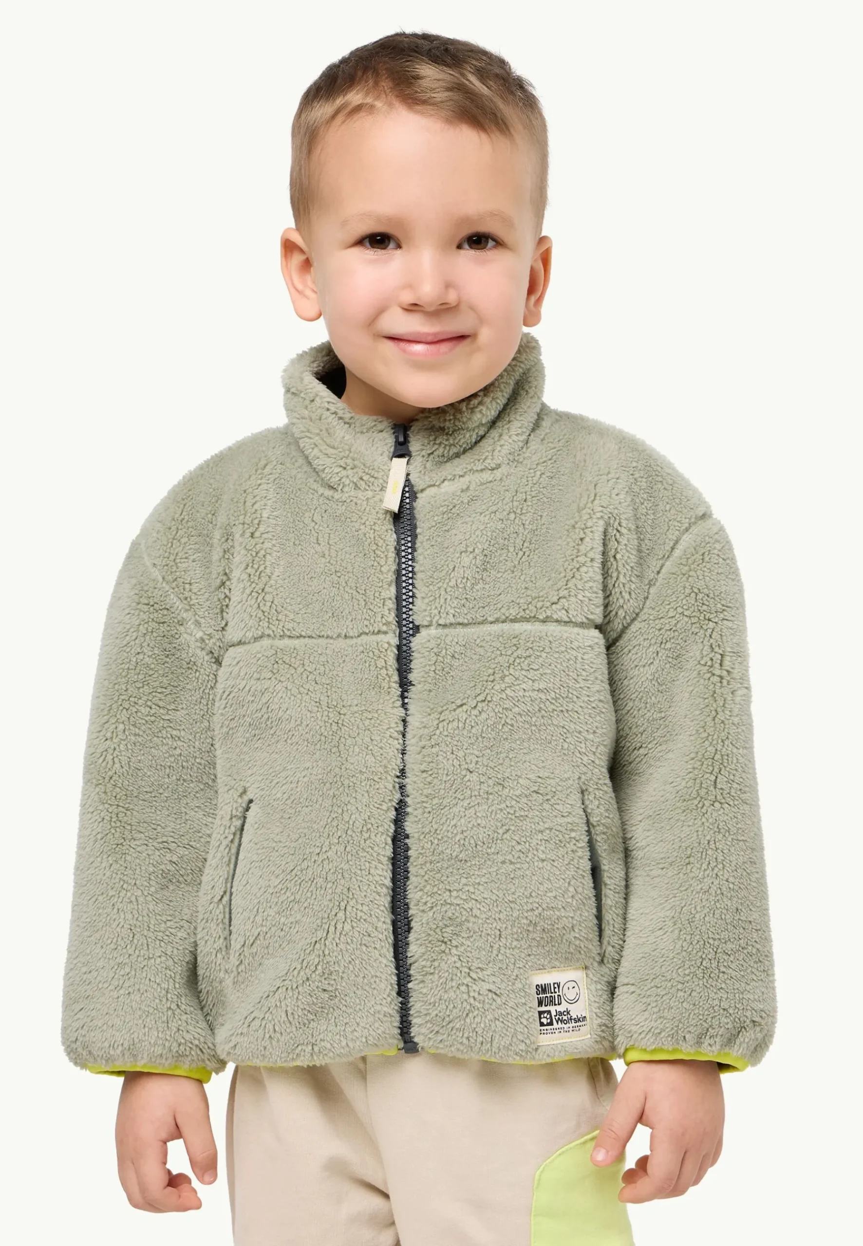 Jack Wolfskin Smileyworld Fleece Jkt K|Kinderen Fleece|Fleece Jacks