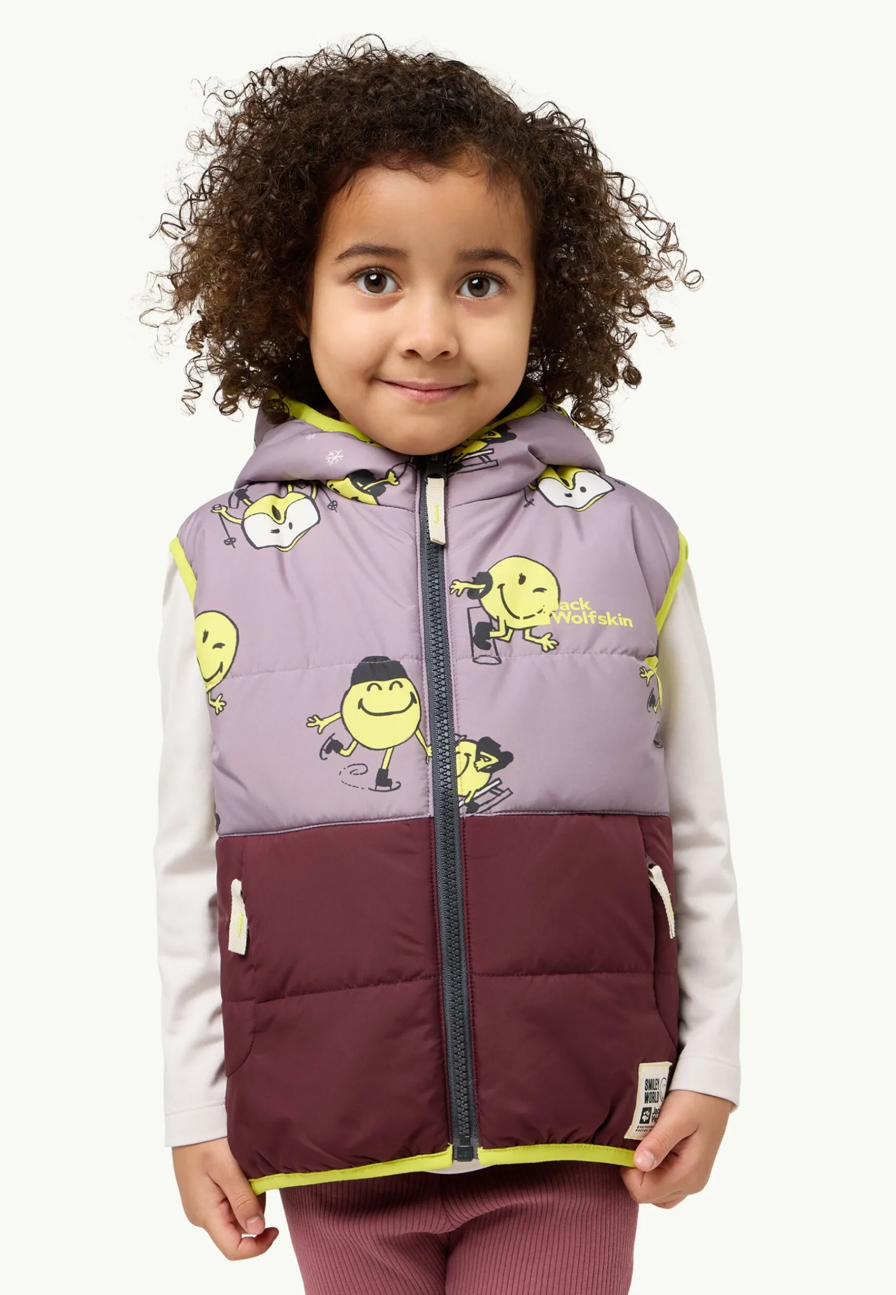 Jack Wolfskin Smileyworld Ins Vest K|Kinderen Voor- En Najaarsjacks/-Jassen|Bodywarmers