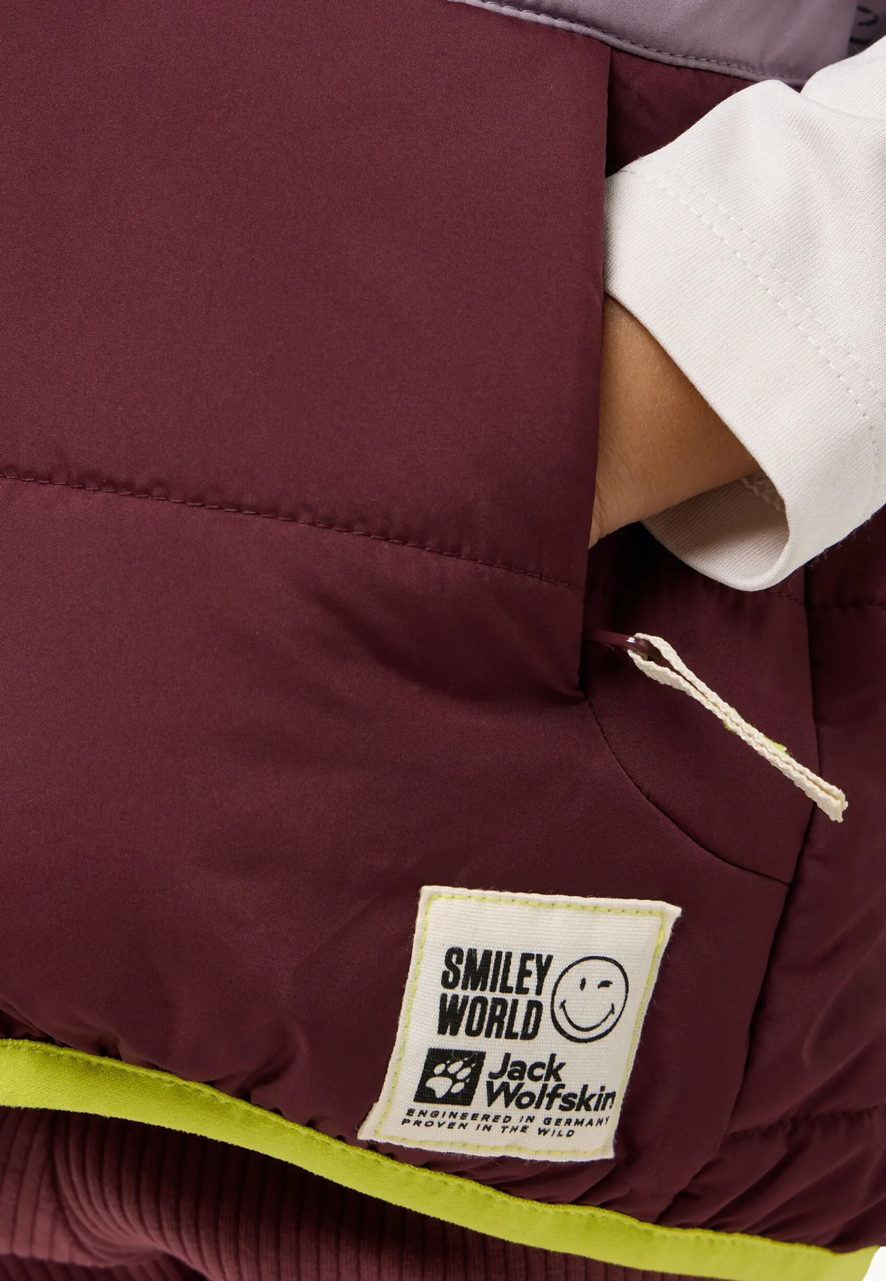 Jack Wolfskin Smileyworld Ins Vest K|Kinderen Voor- En Najaarsjacks/-Jassen|Bodywarmers