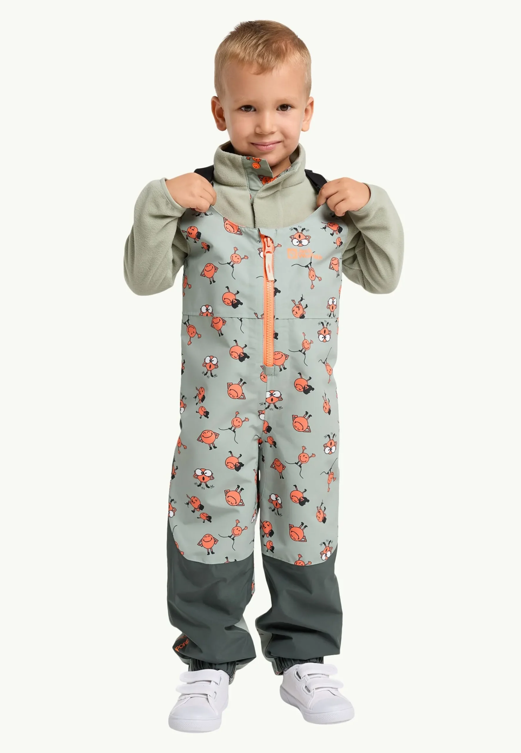 Jack Wolfskin Smileyworld 2l Aop Bib K|Kinderen Casual Broeken