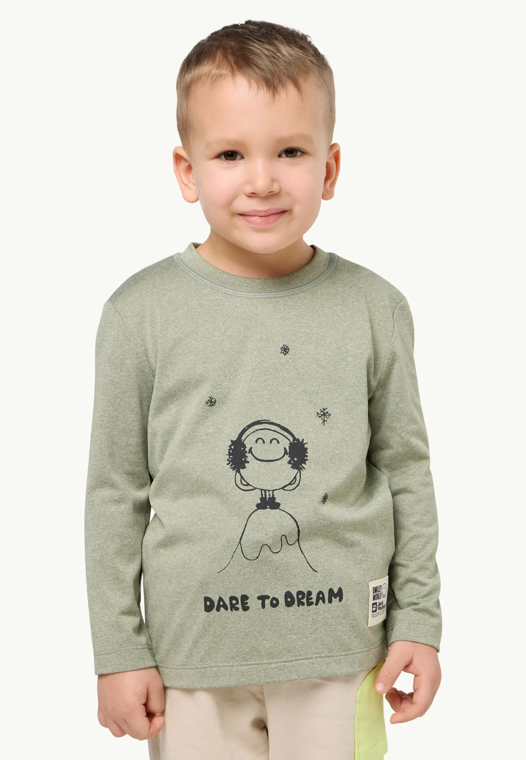 Jack Wolfskin Smileyworld Longsleeve K|Kinderen Functionele Shirts