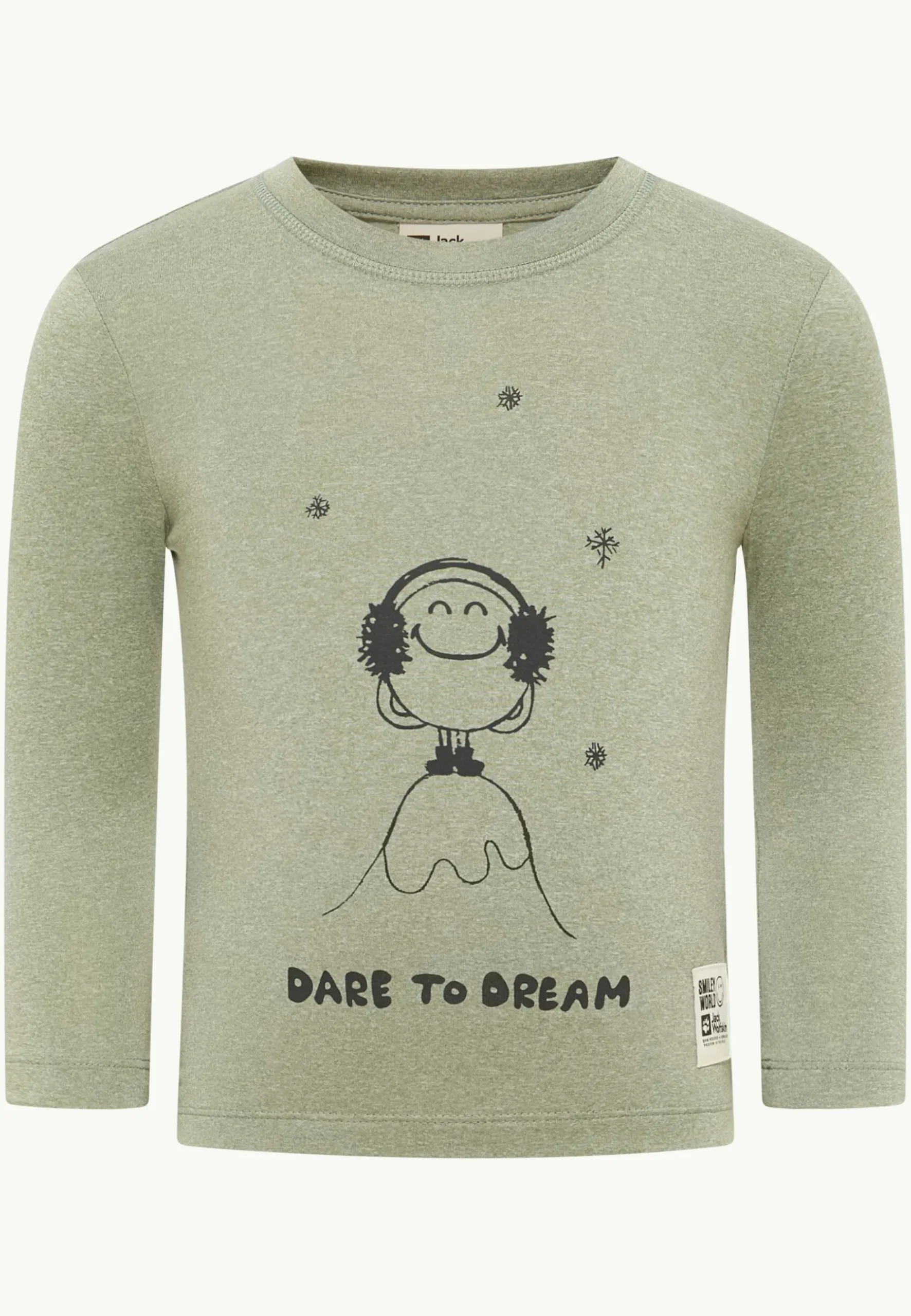 Jack Wolfskin Smileyworld Longsleeve K|Kinderen Functionele Shirts