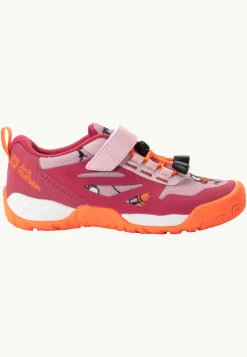 Jack Wolfskin Smileyworld Low K|Kinderen Multifunctionele Schoenen|Outdoor Sneaker