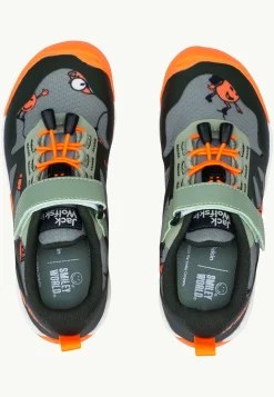 Jack Wolfskin Smileyworld Low K|Kinderen Multifunctionele Schoenen|Outdoor Sneaker
