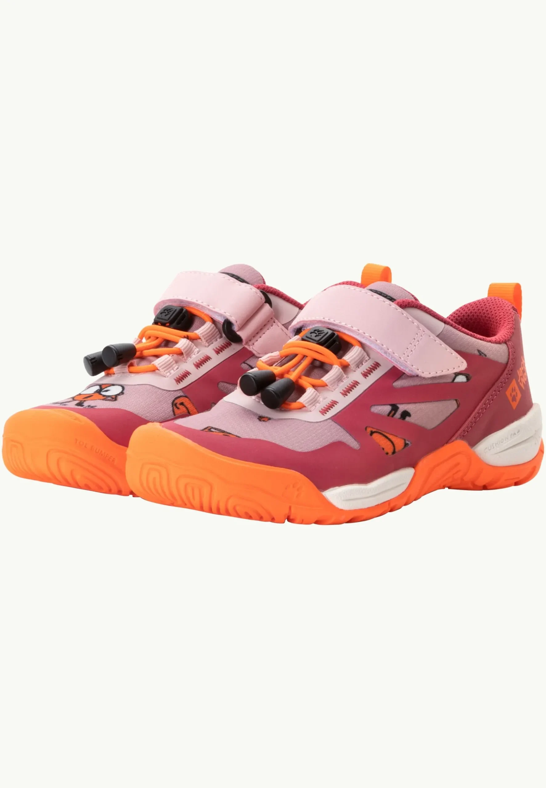 Jack Wolfskin Smileyworld Low K|Kinderen Multifunctionele Schoenen|Outdoor Sneaker