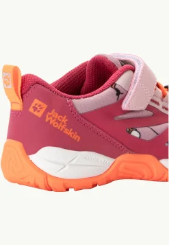 Jack Wolfskin Smileyworld Low K|Kinderen Multifunctionele Schoenen|Outdoor Sneaker