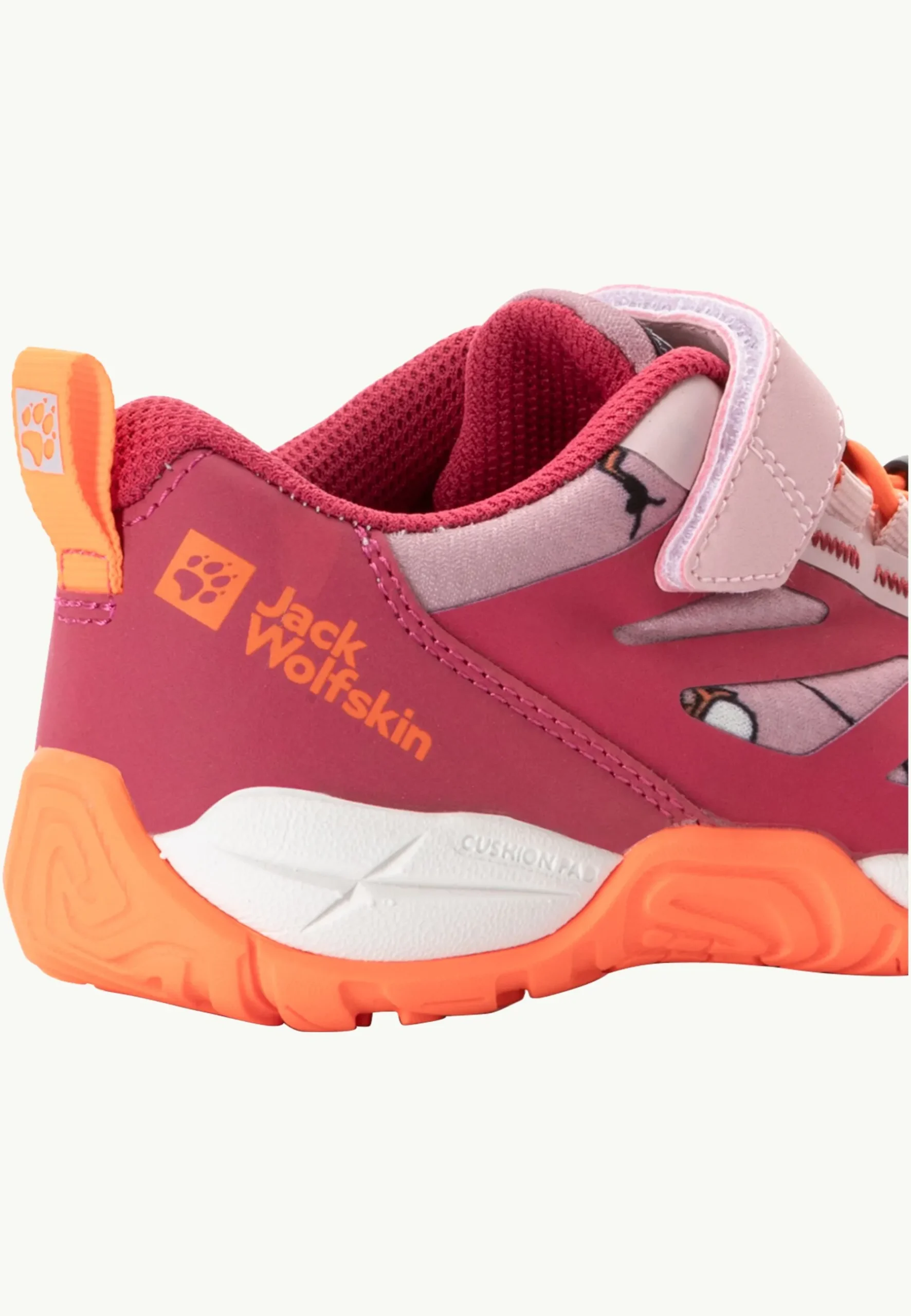 Jack Wolfskin Smileyworld Low K|Kinderen Multifunctionele Schoenen|Outdoor Sneaker