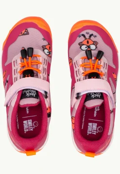 Jack Wolfskin Smileyworld Low K|Kinderen Multifunctionele Schoenen|Outdoor Sneaker
