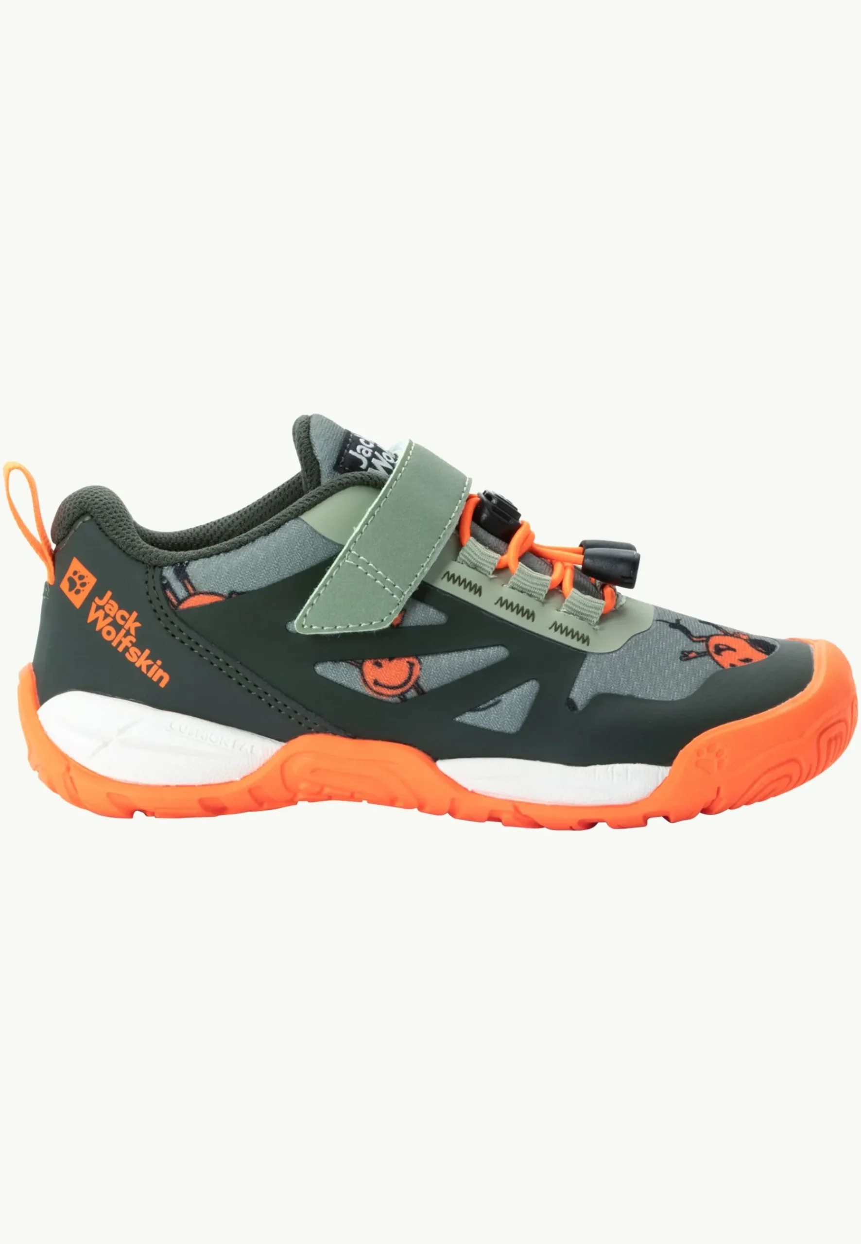 Jack Wolfskin Smileyworld Low K|Kinderen Multifunctionele Schoenen|Outdoor Sneaker