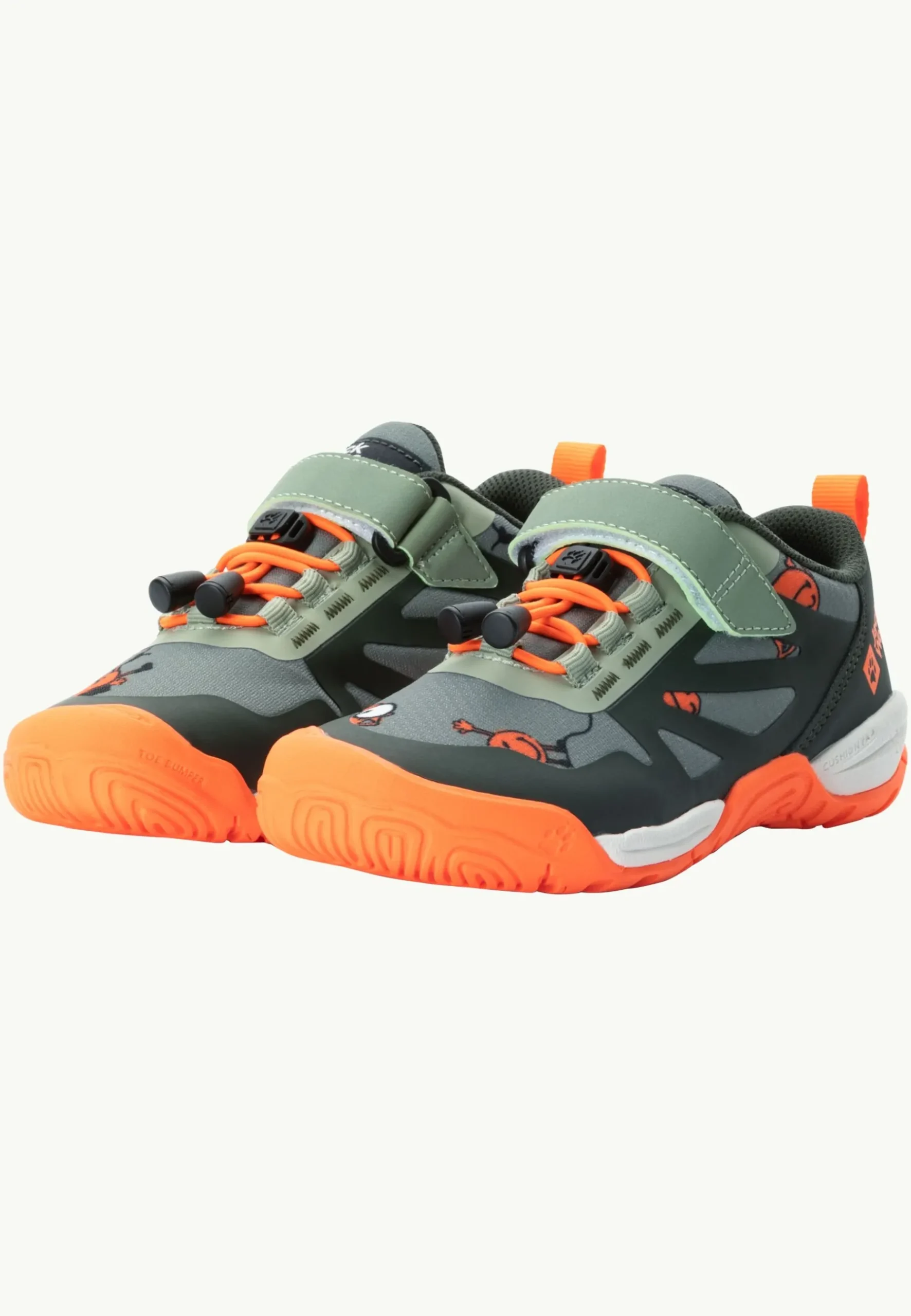 Jack Wolfskin Smileyworld Low K|Kinderen Multifunctionele Schoenen|Outdoor Sneaker