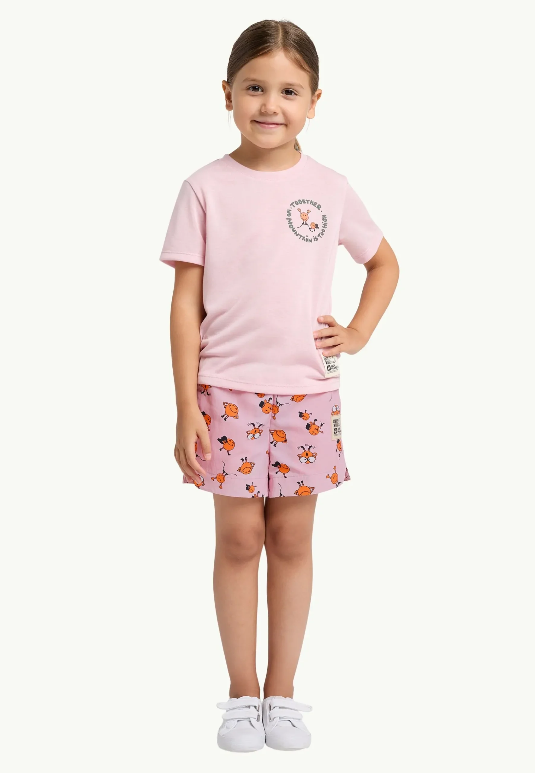 Jack Wolfskin Smileyworld Shorts K|Kinderen Shorts & Rokken|Casual Broeken