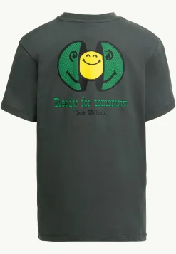 Jack Wolfskin Smileyworld T B|Kinderen Functionele Shirts|T-Shirts & Longsleeves