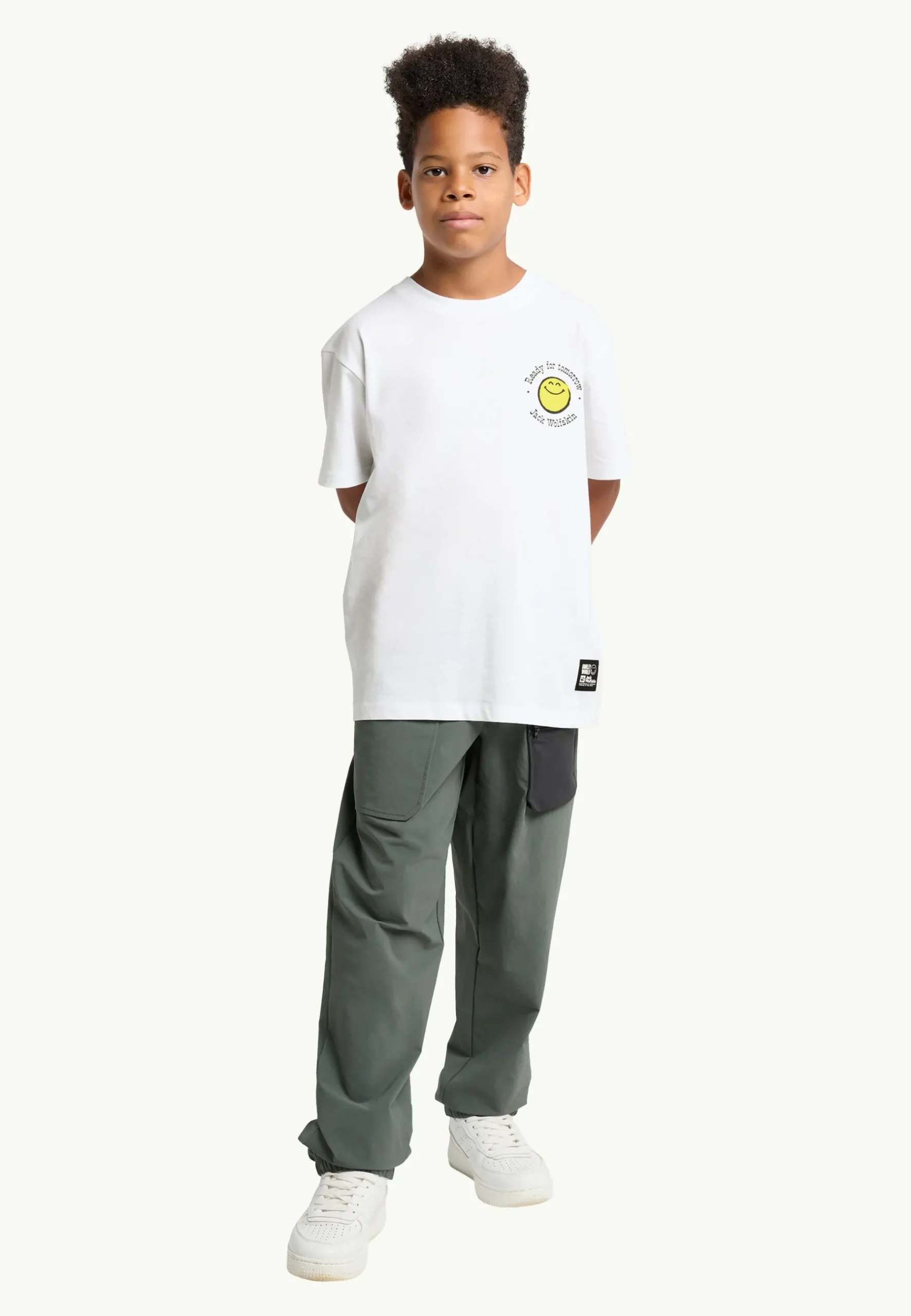 Jack Wolfskin Smileyworld T B|Kinderen Functionele Shirts|T-Shirts & Longsleeves