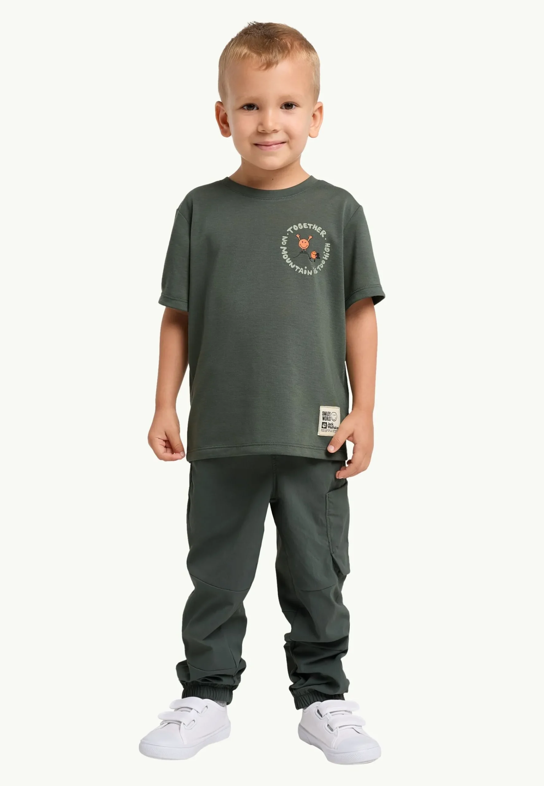 Jack Wolfskin Smileyworld Together T K|Kinderen Functionele Shirts|T-Shirts & Longsleeves