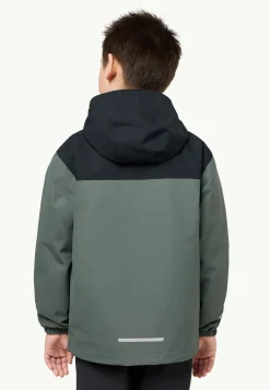 Jack Wolfskin Snowcurl 3in1 Jacket K|Kinderen Voor- En Najaarsjacks/-Jassen|Winterjacks