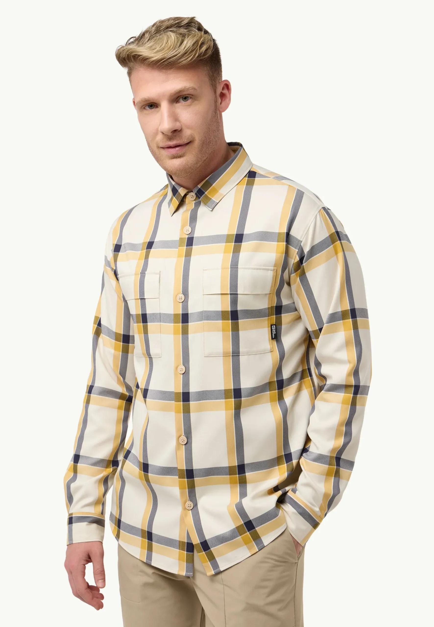 Jack Wolfskin Steinwand Shirt M|Heren Functionele Shirts|Overhemden