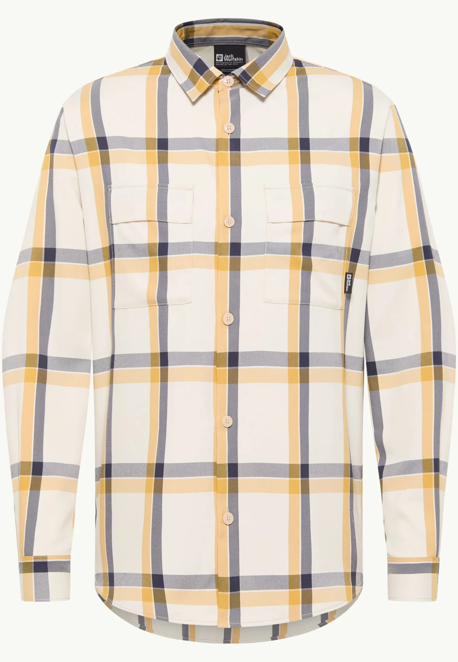 Jack Wolfskin Steinwand Shirt M|Heren Functionele Shirts|Overhemden