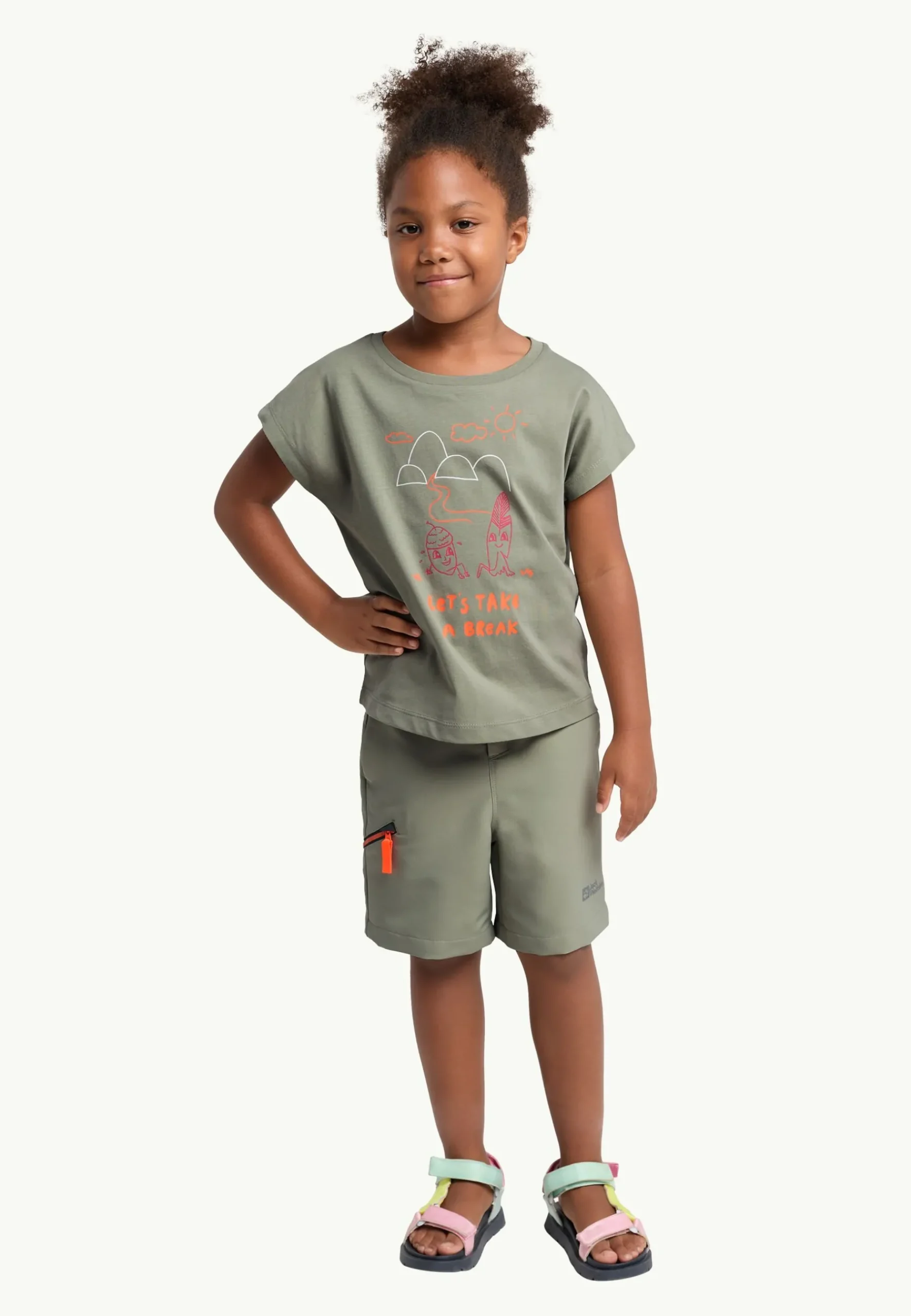 Jack Wolfskin Take A Break T G|Kinderen Functionele Shirts|T-Shirts & Longsleeves